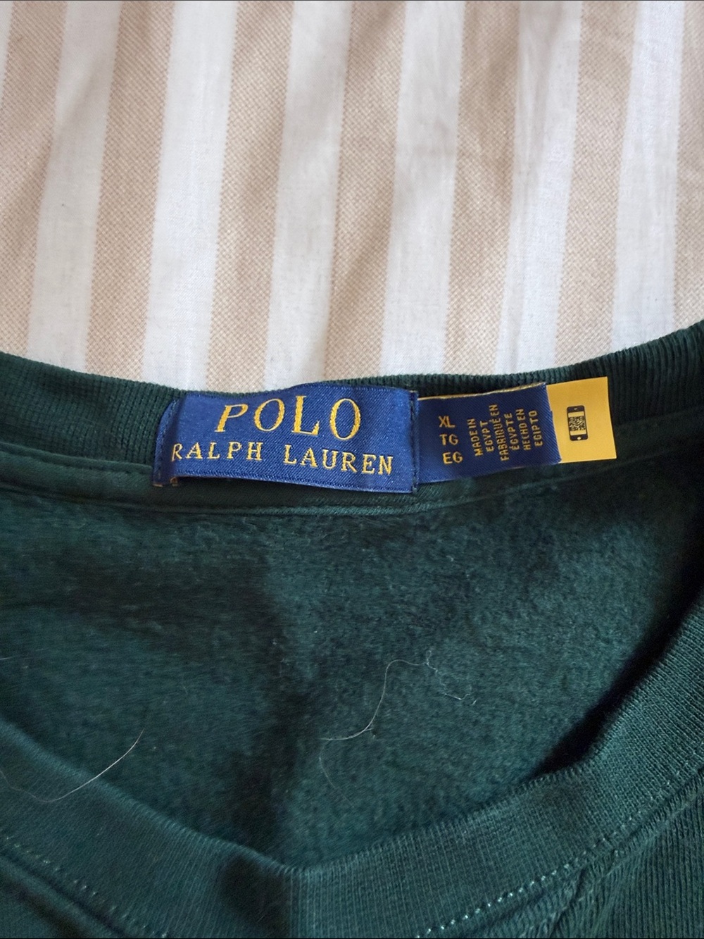 Polo by Ralph Lauren Forest Green Polo Bear Crewneck Sweatshirt - Picture 2 of 2